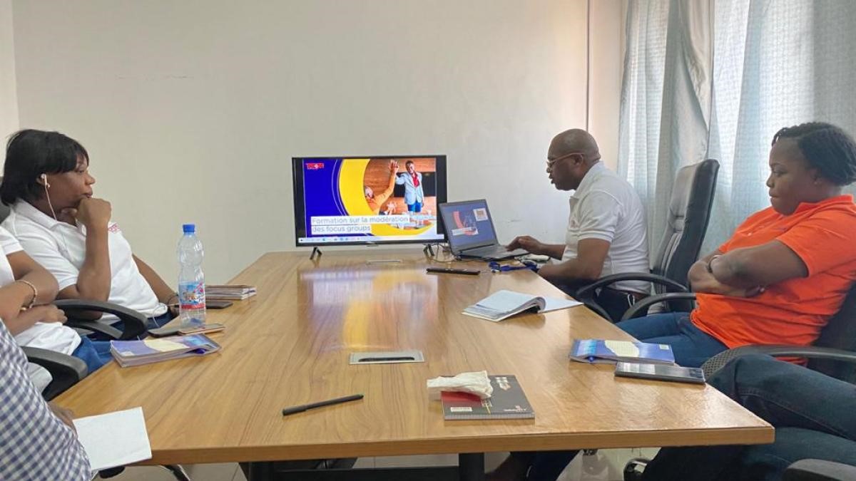 Target training on focus group facilitation